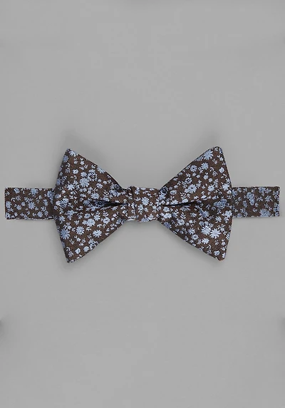 Men's Jos. A. Bank Fantastical Floral Pre-Tied Bow Tie at Jos. A. Bank, Brown/Blue, 