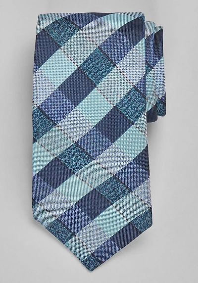 Men's Jos. A. Bank Simple Oxford Check Tie at Jos. A. Bank, Navy/Blue, 