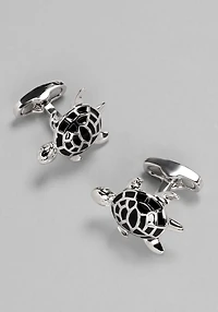 Men's Jos. A. Bank Turtle Cufflink & Stud Set at Jos. A. Bank, Black/Metals/Silver, 