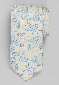 Men's Jos. A. Bank Stretch Paisley Tie at Jos. A. Bank, Yellow, 