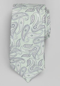 Men's Jos. A. Bank Stretch Paisley Tie at Jos. A. Bank, Green/Sage, 