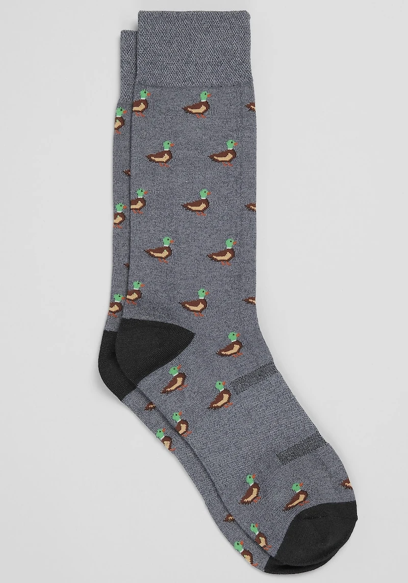 Men's Jos. A. Bank Duck Performance Socks at Jos. A. Bank, Charcoal/Grey,