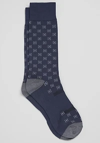 Men's Jos. A. Bank Foulard Performance Socks at Jos. A. Bank, Blue/Navy,
