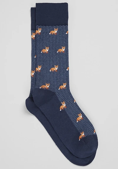 Men's Jos. A. Bank Fox Socks at Jos. A. Bank, Blue/Navy,