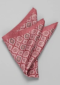 Men's Jos. A. Bank Medallion Pocket Square at Jos. A. Bank, Burgundy, 