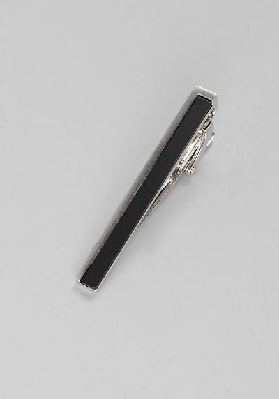 Men's Jos. A. Bank Matte Black Tie Bar at Jos. A. Bank, Black/Metals/Silver, 