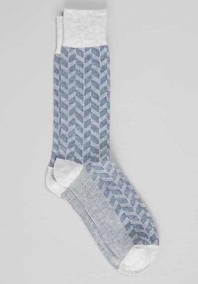 Men's Jos. A. Bank Herringbone Socks at Jos. A. Bank, Denim Blue, 