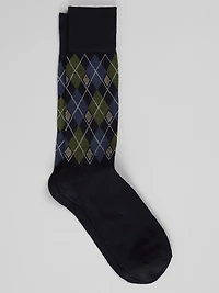 Men's Jos. A. Bank Fashion Diamond Socks at Jos. A. Bank, Blue/Dark Sapphire, 