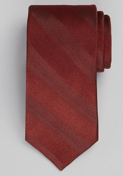 Men's Jos. A. Bank Tonal Wide Stripe Tie at Jos. A. Bank, Burgundy, 