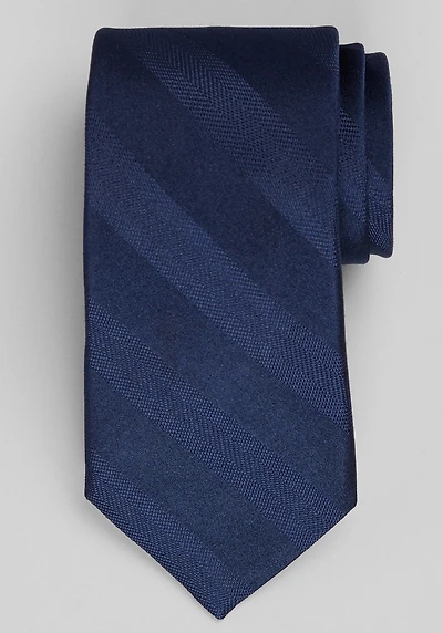 Men's Jos. A. Bank Tonal Wide Stripe Tie at Jos. A. Bank, Blue/Navy, 