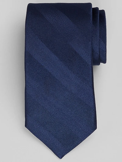 Men's Jos. A. Bank Tonal Wide Stripe Tie at Jos. A. Bank, Blue/Navy, 