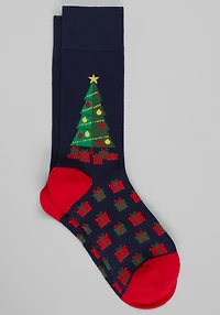 Men's Jos. A. Bank Christmas Tree Socks at Jos. A. Bank, Blue/Navy,