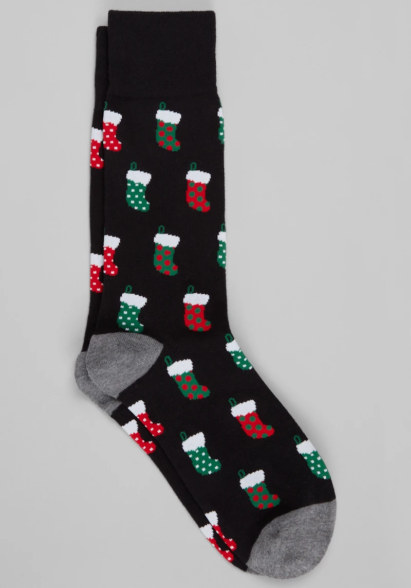 Men's Jos. A. Bank Christmas Stockings Socks at Jos. A. Bank, Black,
