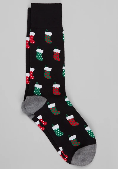 Men's Jos. A. Bank Christmas Stockings Socks at Jos. A. Bank, Black,