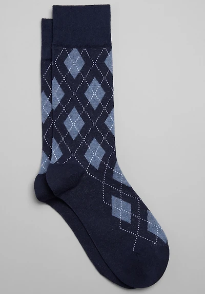 Men's Jos. A. Bank Classic Argyle Socks at Jos. A. Bank, Blue/Navy,