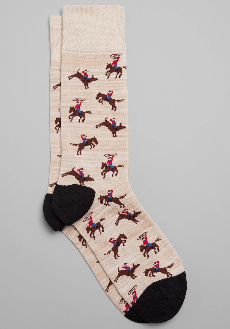 Men's Jos. A. Bank Rodeo Socks at Jos. A. Bank, Oatmeal/Tan, 