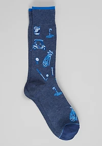 Men's Jos. A. Bank Golf Socks at Jos. A. Bank, Blue/True Denim Heather, 