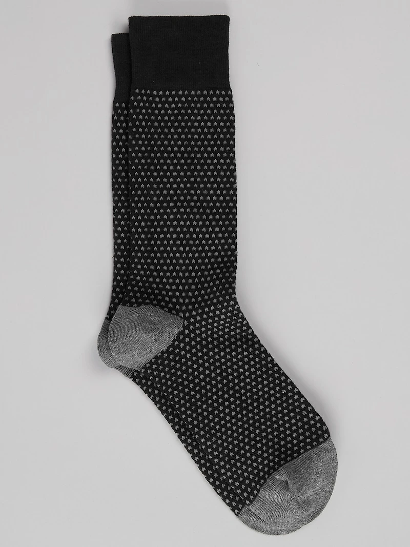 Men's Jos. A. Bank Textured Socks at Jos. A. Bank, Black, 
