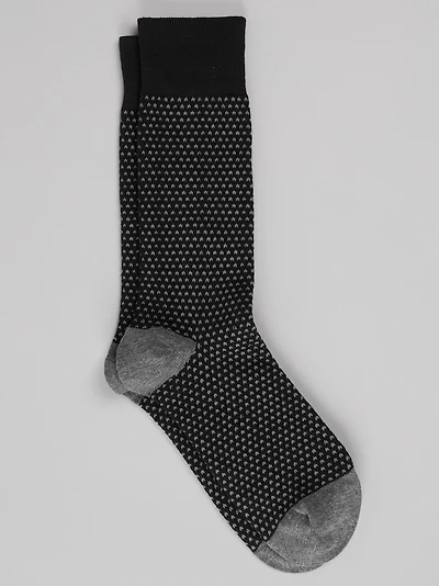 Men's Jos. A. Bank Textured Socks at Jos. A. Bank, Black, 