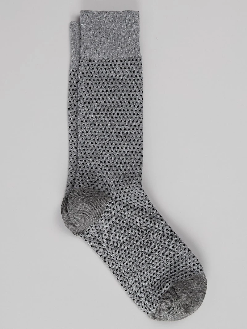 Men's Jos. A. Bank Textured Socks at Jos. A. Bank, Grey, 