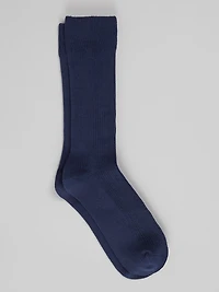 Men's Jos. A. Bank Solid Ribbed Socks at Jos. A. Bank, Blue/Navy, 
