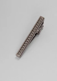 Men's Jos. A. Bank Textured Center Tie Bar at Jos. A. Bank, Gunmetal/Metals, 