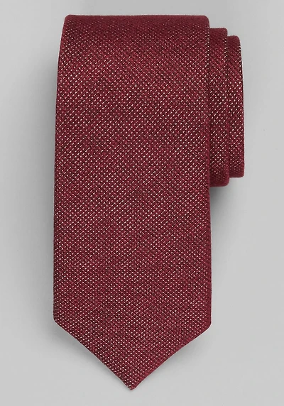 Men's Jos. A. Bank Textured Tie at Jos. A. Bank, Burgundy/Wine, 