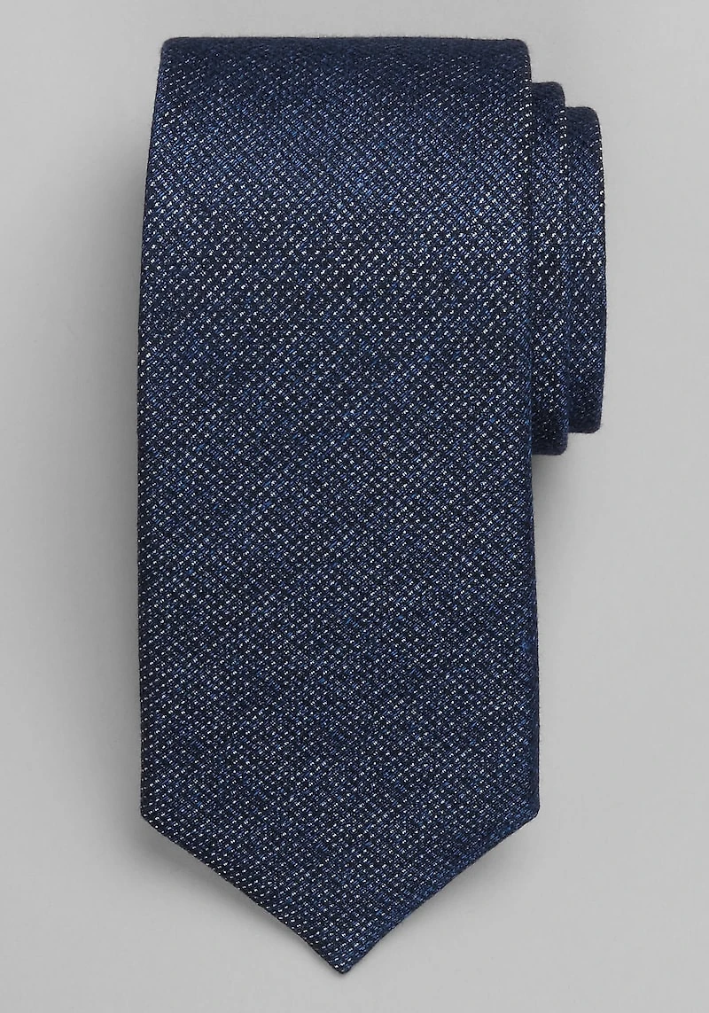 Men's Jos. A. Bank Textured Tie at Jos. A. Bank, Blue/Navy,