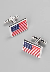 Men's Jos. A. Bank American Flag Mother-of-Pear Cufflinks at Jos. A. Bank, Mop/Multi/Silver, 