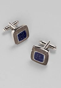 Men's Jos. A. Bank Square Granulated Lapis Cufflinks at Jos. A. Bank, Blue, 