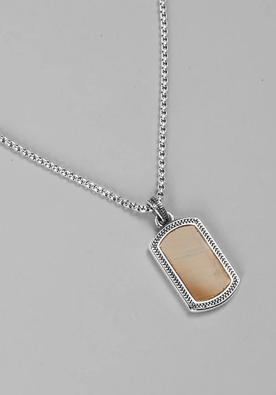 Men's Jos. A. Bank Stone Pendant at Jos. A. Bank, Brown, 