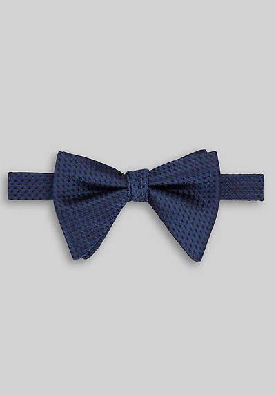 Men's Jos. A. Bank Neat Geo Teardrop Pre-Tied Bow Tie at Jos. A. Bank, Blue/Navy,