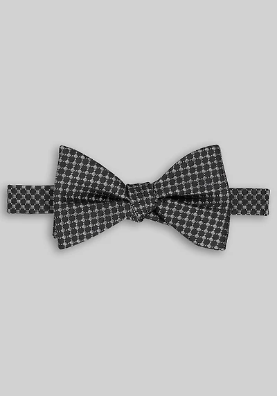 Men's Jos. A. Bank Neat Soft Knot Big Bow Tie at Jos. A. Bank, Black/Grey,