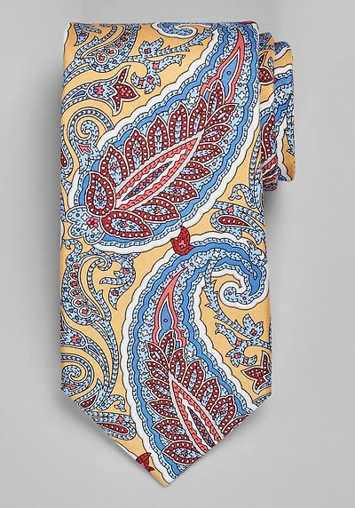 Men's Reserve Collection Paisley Tie at Jos. A. Bank, Gold/Rust, 
