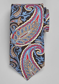 Men's Reserve Collection Paisley Tie at Jos. A. Bank, Black/Red, 