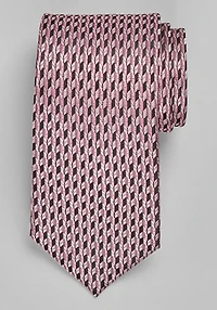 Men's TravelerÂ® Collection Chevron Neat Tie at Jos. A. Bank, Black/Pink, 