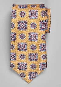 Men's TravelerÂ® Collection Medallion Tie at Jos. A. Bank, Gold, 