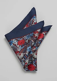 Men's Jos. A. Bank Crowded Floral Pocket Square at Jos. A. Bank, Navy/Red, 