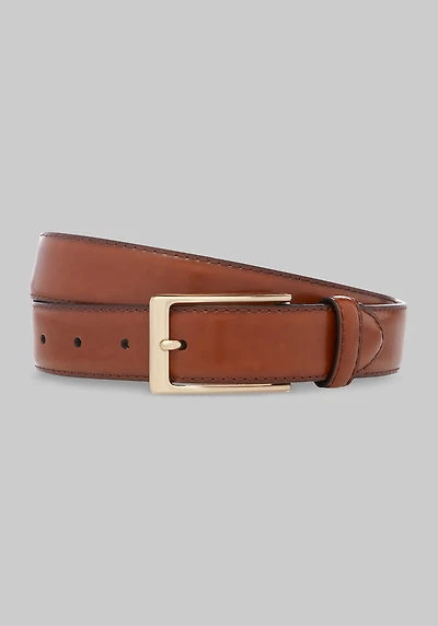Men's Jos A. Bank Burnished Edge Casual Belt at Jos. A. Bank, Tan