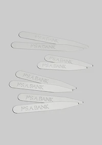 Men's Jos. A. Bank Silvertone Metal Collar Stays at Jos. A. Bank, Metal Silver/Metals,