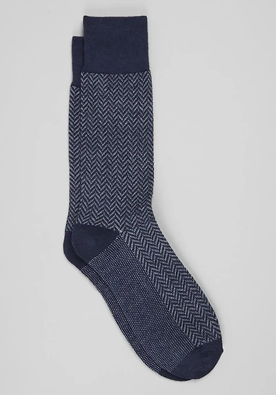 Men's Jos. A. Bank Herringbone Socks at Jos. A. Bank, Blue/Navy,