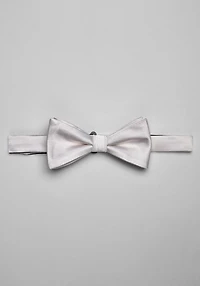 Men's Jos. A. Bank Pre-Tied Silk Bow Tie at Jos. A. Bank, Cream/White,