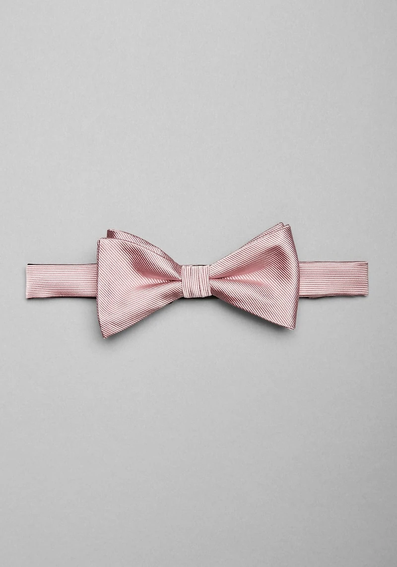 Men's Jos. A. Bank Pre-Tied Silk Bow Tie at Jos. A. Bank, Pink/Rose Gold,