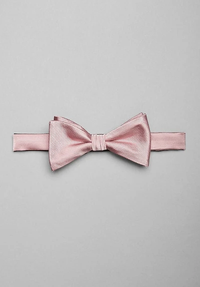 Men's Jos. A. Bank Pre-Tied Silk Bow Tie at Jos. A. Bank, Pink/Rose Gold,