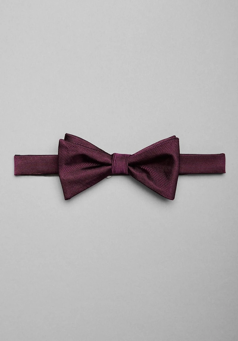 Men's Jos. A. Bank Pre-Tied Silk Bow Tie at Jos. A. Bank, Burgundy/Wine 60,