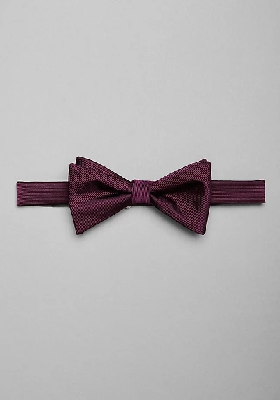 Men's Jos. A. Bank Pre-Tied Silk Bow Tie at Jos. A. Bank, Burgundy/Wine 60,