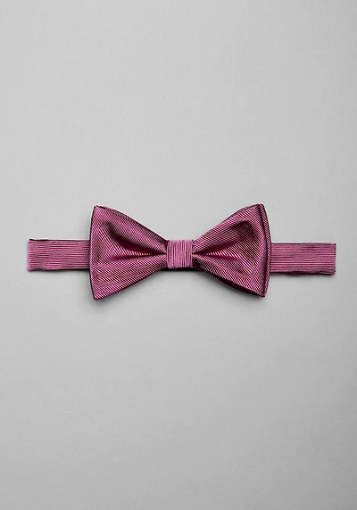 Men's Jos. A. Bank Pre-Tied Silk Bow Tie at Jos. A. Bank, Plum 65/Purple,