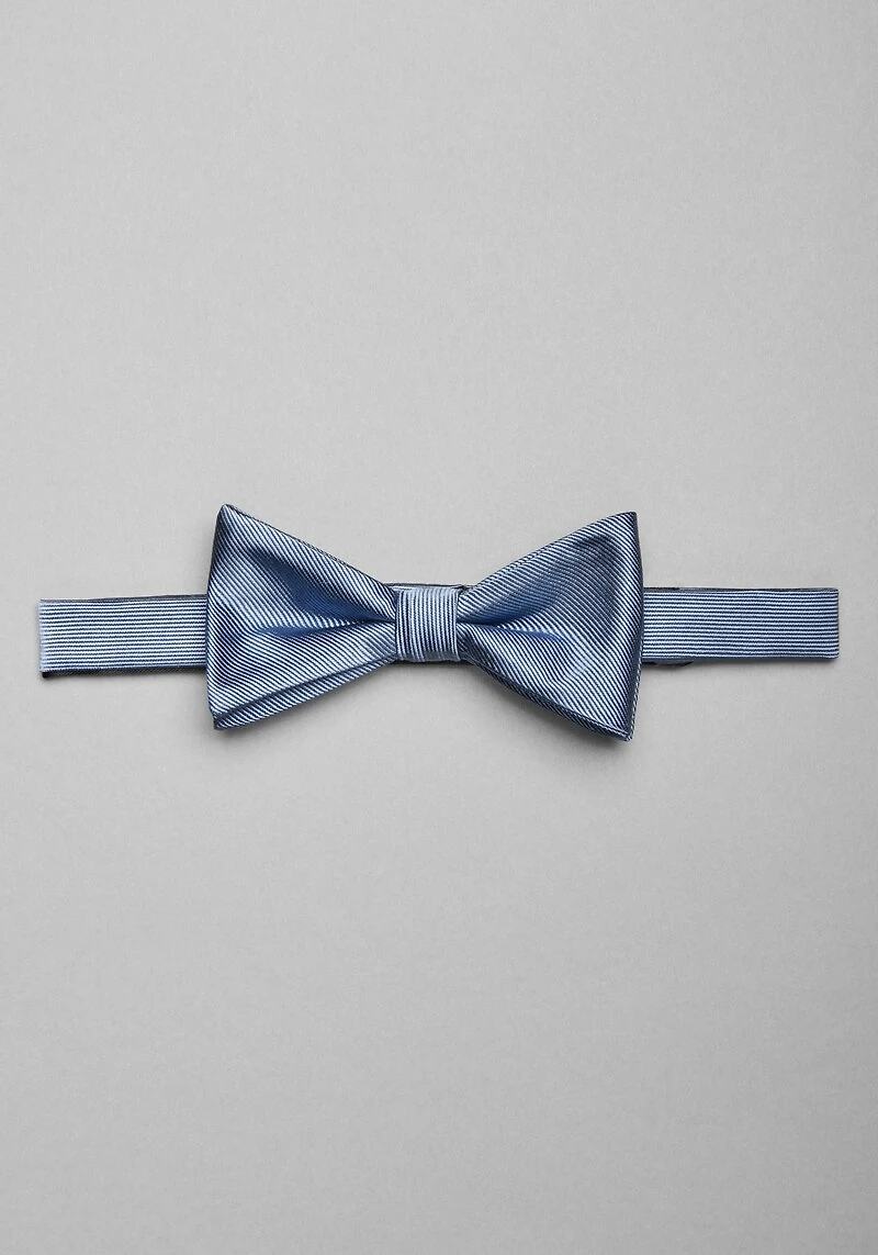 Men's Jos. A. Bank Pre-Tied Silk Bow Tie at Jos. A. Bank, Steel Blue,