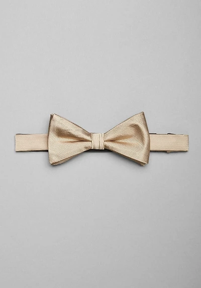 Men's Jos. A. Bank Pre-Tied Silk Bow Tie at Jos. A. Bank, Champagne/Metals,