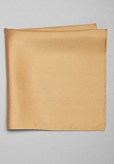 Men's Traveler Collection Solid Pocket Square at Jos. A. Bank, Gold,